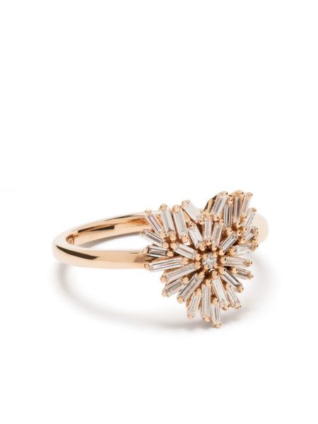 Kvetinový prsteň z ružového zlata Suzanne Kalan