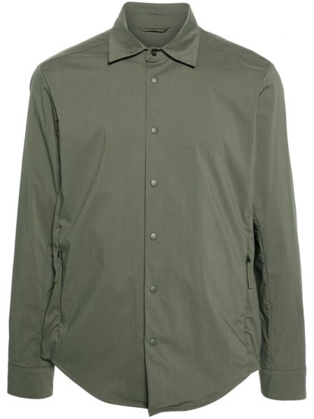 Памучна риза Aspesi зелено