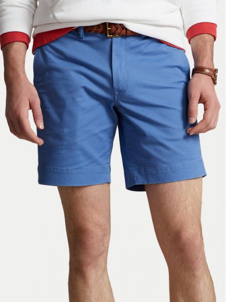 Kratke hlače slim fit Polo Ralph Lauren plava