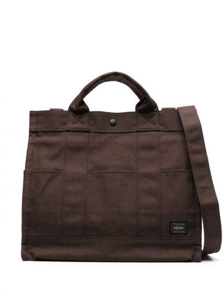 Nakupovalna torba Porter-yoshida & Co. rjava