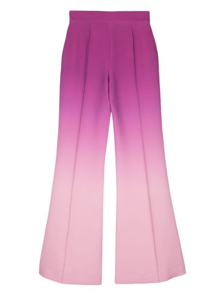 Pantalon à motif dégradé Elie Saab violet