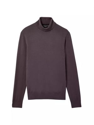 Серый шерстяной свитер с высоким воротником Club Monaco