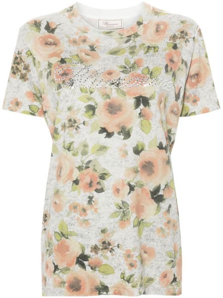 Trøje t-shirt Blumarine grå