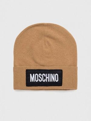 Кашемировая шапка Moschino коричневая