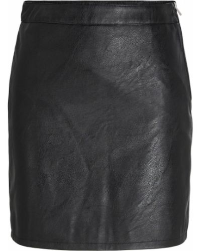 Kožna suknja Jjxx crna