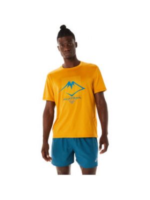 Priliehavé športové tričko Asics žltá
