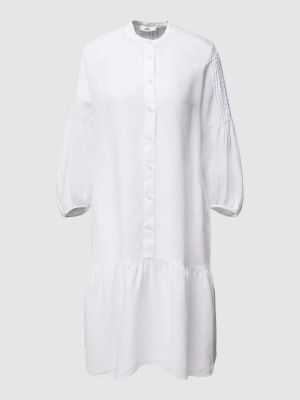 Sukienka midi ze stójką 0039 Italy biała
