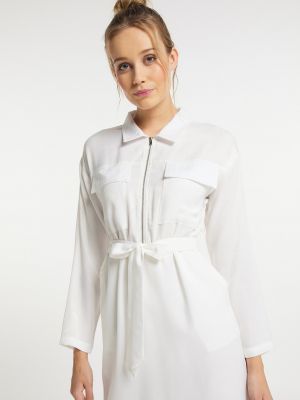 Φόρεμα Dreimaster Vintage λευκό