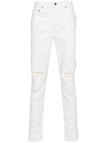 Jeans skinny slim Ksubi blanc