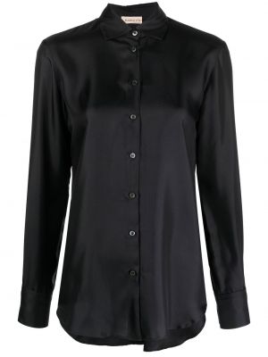 Копринена риза Blanca Vita черно