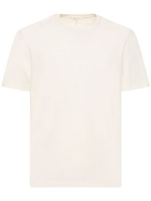 Camiseta de algodón The Row blanco