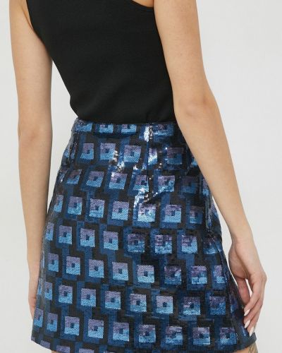 Mini sukně Hugo modré