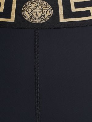 Kolesarske kratke hlače Versace črna