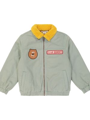 Brodert jeansjakke for gutter Stella Mccartney Kids blå