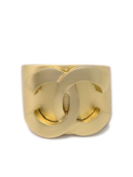 Златен пръстен Chanel Pre-owned златисто