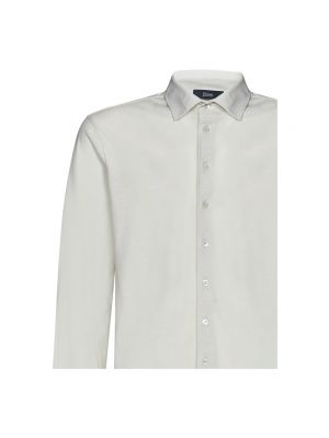 Camisa de algodón de crepé Herno gris