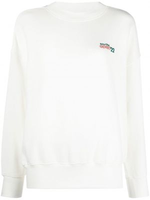 Trykt sweatshirt Reina Olga hvit