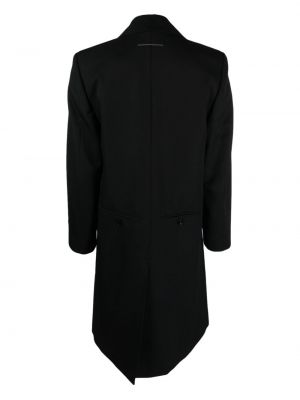 Płaszcz wełniany Mm6 Maison Margiela czarny