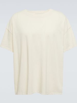 T-shirt di cotone Les Tien bianco