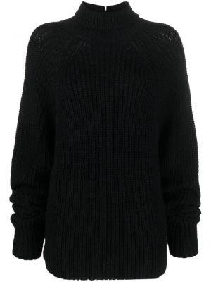 Chunky oversize пуловер Quira черно