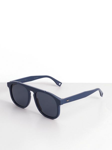 Okulary przeciwsłoneczne Fendi niebieskie