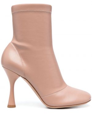 Leder ankle boots Gianvito Rossi pink