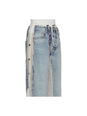 Spódnica jeansowa Unravel Project niebieska