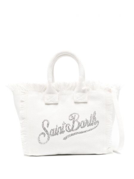 Mini borsa Mc2 Saint Barth bianco
