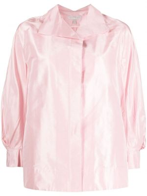 Μεταξωτό πουκάμισο σε φαρδιά γραμμή Shiatzy Chen ροζ
