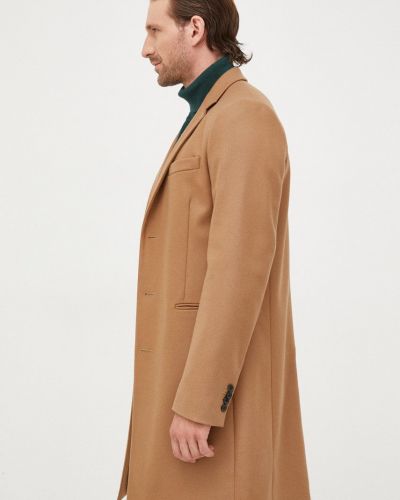 Вовняне пальто Ps Paul Smith коричневе