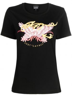 T-shirt Just Cavalli svart