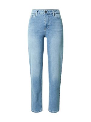 Дънки straight leg Pulz Jeans синьо