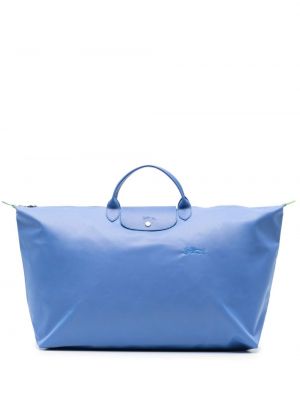 Shopperka Longchamp niebieska