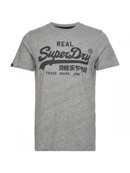 Tričko s krátkými rukávy Superdry šedé