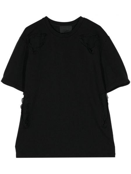 Μπλούζα με στρογγυλή λαιμόκοψη Heliot Emil μαύρο