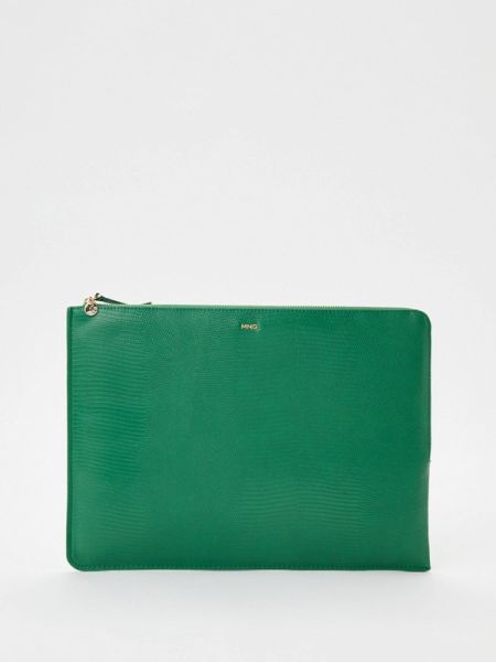 Зеленая сумка для ноутбука Mango