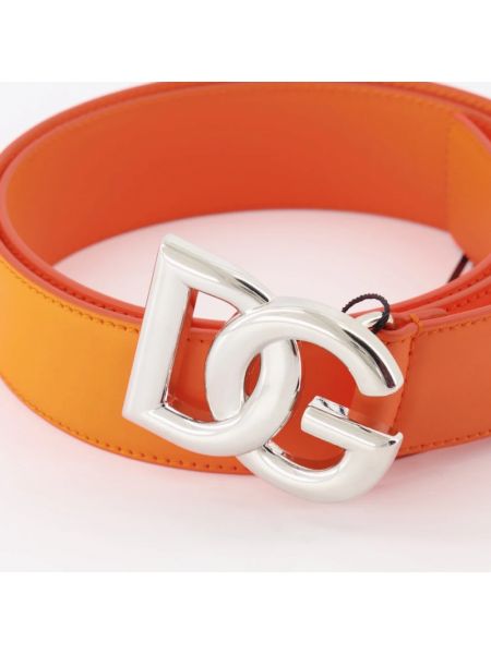 Cinturón con hebilla Dolce & Gabbana naranja