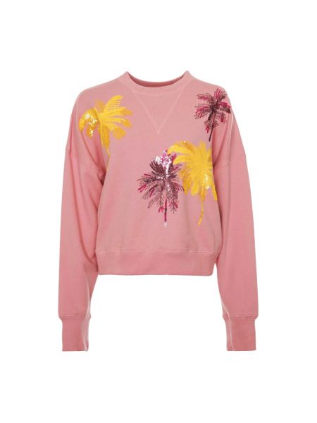 Pailletten sweatshirt Essentiel Antwerp pink