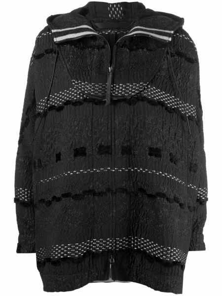 Пальто з капюшоном Giorgio Armani, чорне