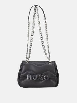 Bolsa de hombro acolchada Hugo negro