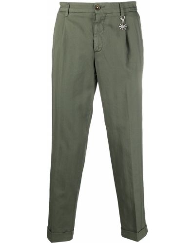 Pantalones a rayas Manuel Ritz verde