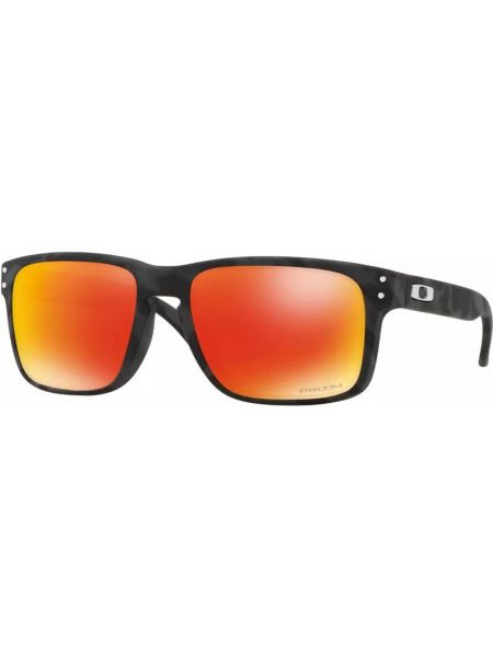 Камуфляжные очки солнцезащитные с принтом Oakley черные