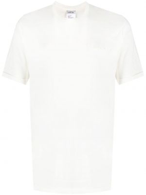 Majica z vezenjem Caruso bela