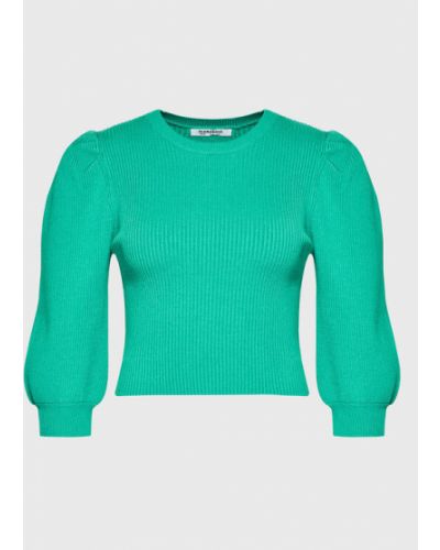 Viszkóz slim fit pulóver Glamorous - zöld