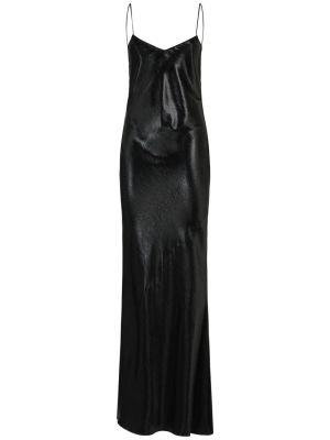 Hosszú ruha Saint Laurent fekete