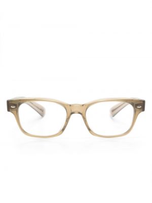 Průsvitné brýle Oliver Peoples zelené