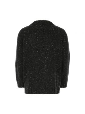 Sweter z okrągłym dekoltem 14 Bros czarny