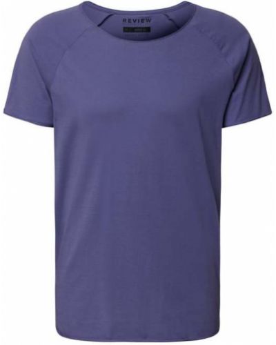 T-shirt Review, fioletowy