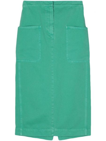 Jupe fendue Max Mara vert