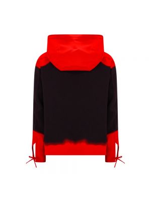 Bluza z kapturem Salvatore Ferragamo czerwona